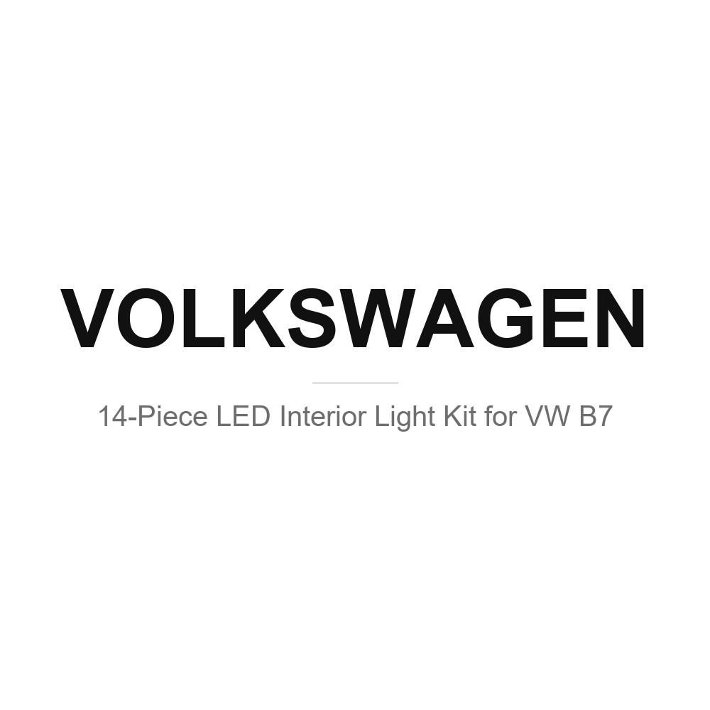 VW LED interior light kits