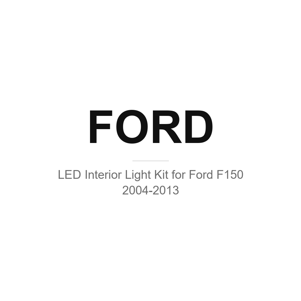Ford LED interior light kits