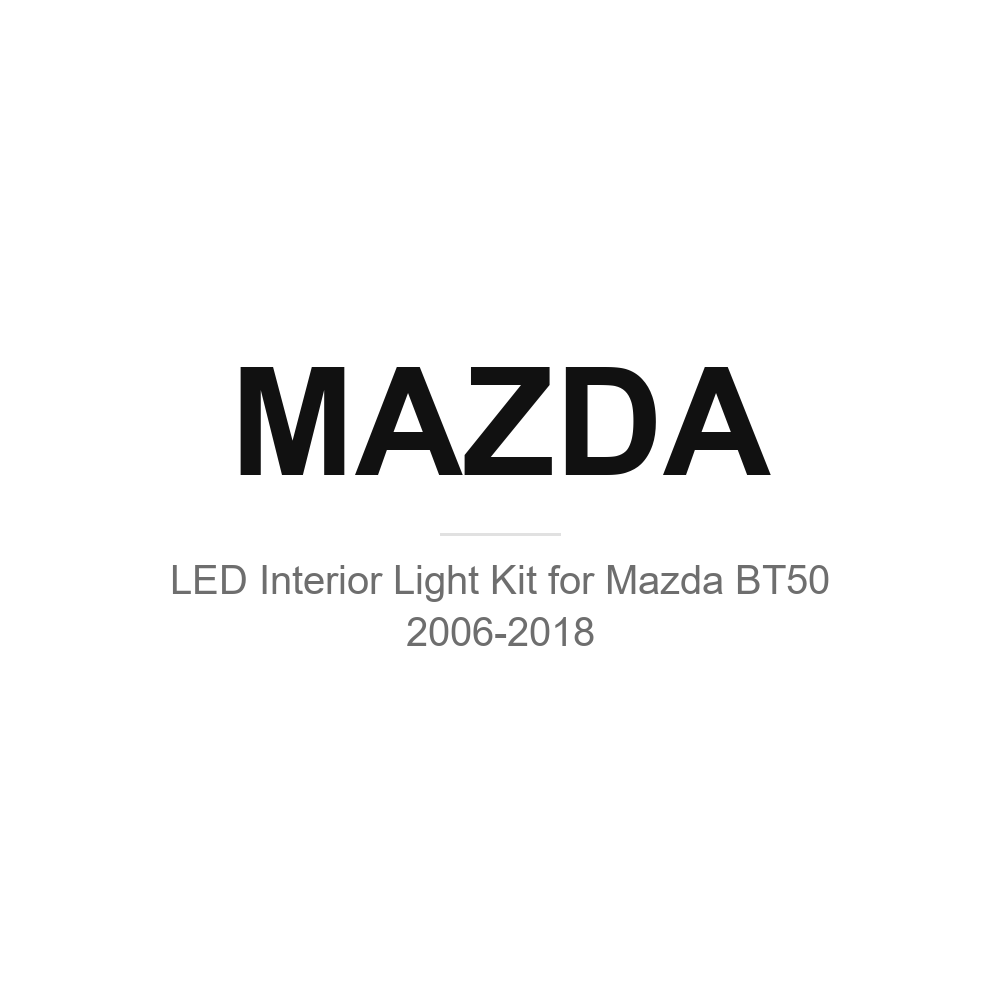 Mazda LED interior light kits
