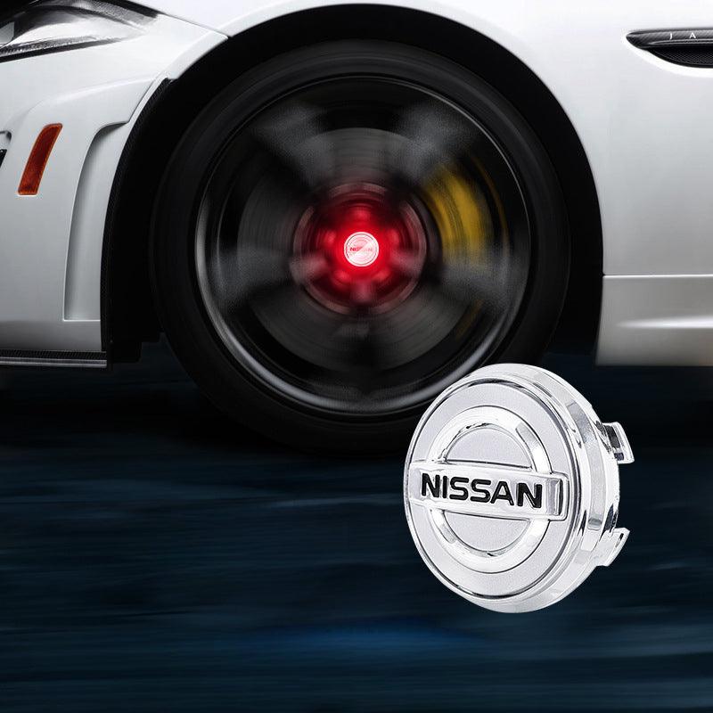 Suitable For Nissan Magnetic Suspension Hub Caps & LED Suspension Luminous Wheel Hub Lights