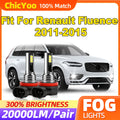 20000LM H8 H9 H11 Fog Lamps 60W LED Fog Lights 6000K White 12V Plug And Play Fit For Renau