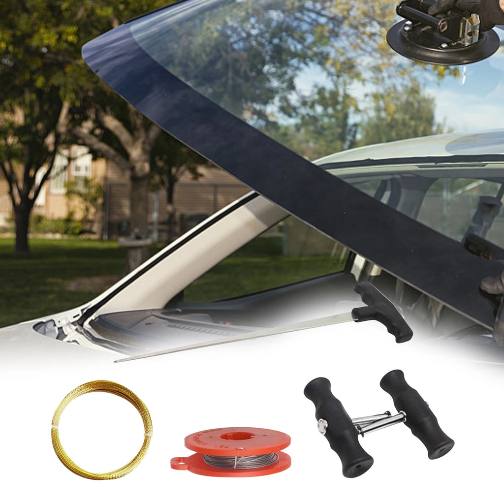 4-5PCS Car Windshield Remover Glass Extractor Car Windshield Removal Tools Kits Quick Release Ca - Automotive LED Light
