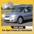2/4Pcs LED Headlight 30000LM MINI Size Plug and Play Auto Lamp 6000K For Opel Corsa C Hatc