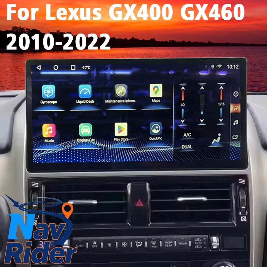 Android Multimidia Player Auto Radio 12.3inch For Lexus GX400 GX460 2010-2022 Navigation G | AUTOKITSHOP