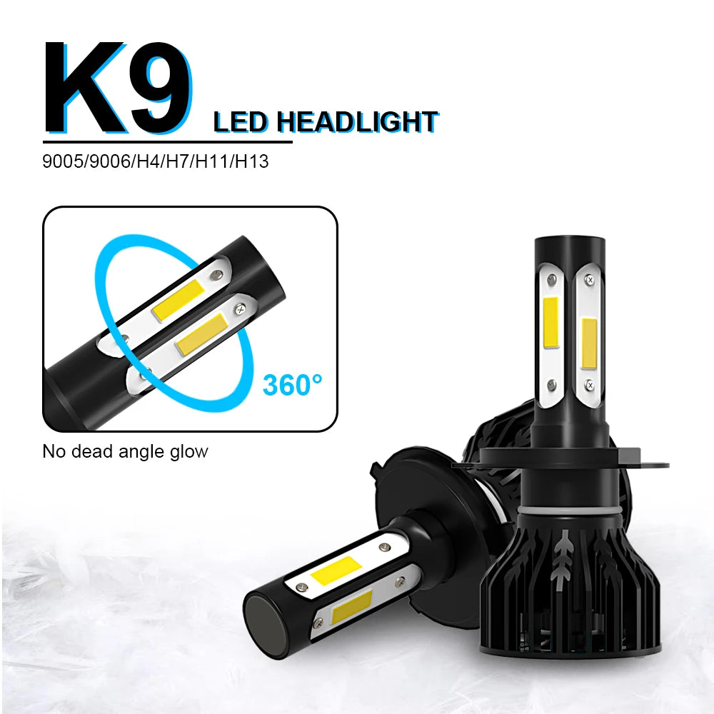 28000LM 200W H4 Canbus Led Headlight 9005/HB3 9006/HB4 H7 H11 H13 9007 Car LED Bulbs 6000K
