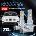 Led Car Lights Canbus 50000LM 200W H4 H1 H7 LED Headlight H8 H11 9005 9006 9012 Motorcycle
