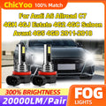 60W Fog Lights 20000LM LED Fog Lamps 12V 6000K For Audi A6 Allroad C7 4GH 4GJ Estate 4G2 4