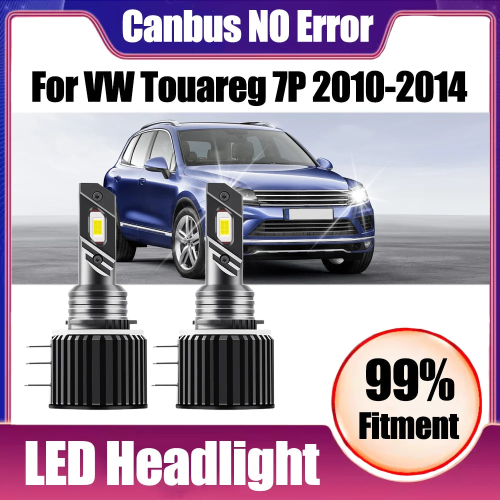 2X H15 LED Headlights High Beam/DRL Day Running Light 3570 CSP Chips 40000LM 150W Plug and