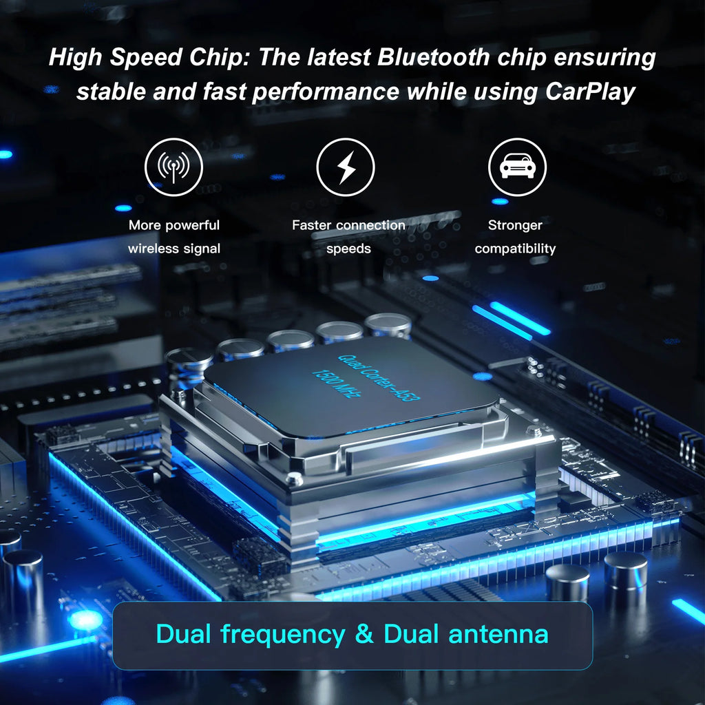 Wireless CarPlay Android Auto AI Box Adapter Built-in Play Store Netflix YouTube Smart Toy | AUTOKITSHOP