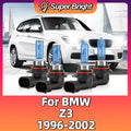 2/4pcs For BMW Z3 1996 1997 1998 1999 2000 2001 2002 100W 6000K Super White Car Halogen Bu