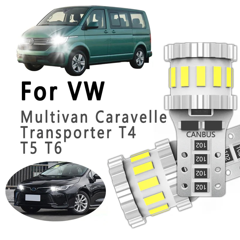 T10 Car LED Bulbs Interior Parking Lamp For Volkswagen VW Multivan T4 T5 T6 Caravelle Tran