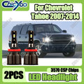 2X 20000LM 120W High Power H11 H8 H9 LED Headlight 3570 CSP Chip Car Turbo Light 6500K Whi