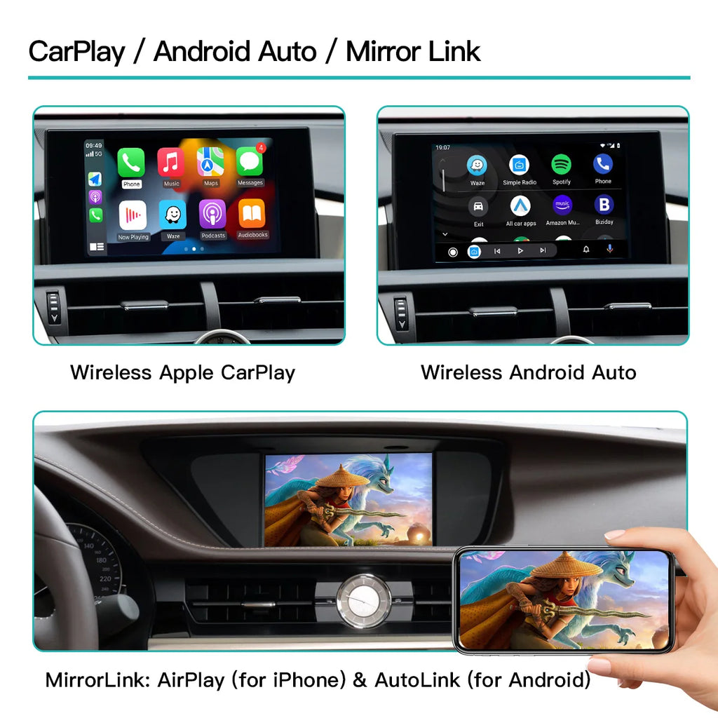 AUTOABC Wireless Carplay For LEXUS 2014-2019 CT ES GS IS LC LS LX NX RC RX UX Android Auto | AUTOKITSHOP
