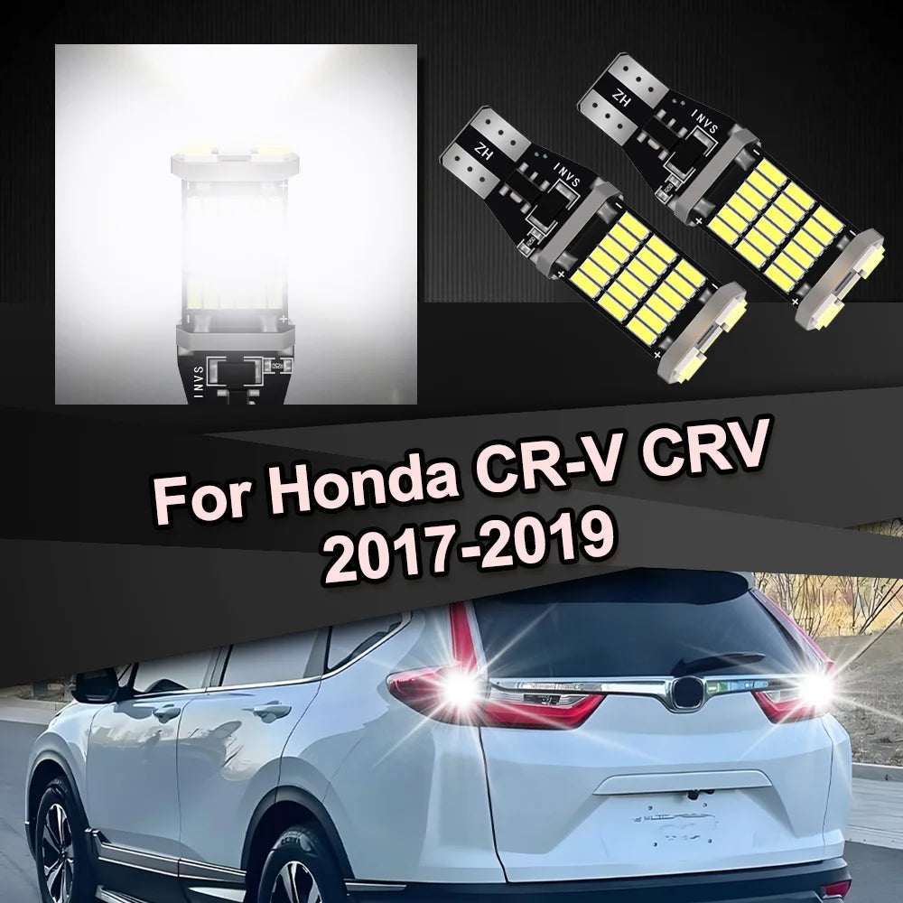 W16W T15 921 Car LED Reverse Light 6000K CSP Chips Fit For Honda CR-V CRV 2017 2018 2019 B