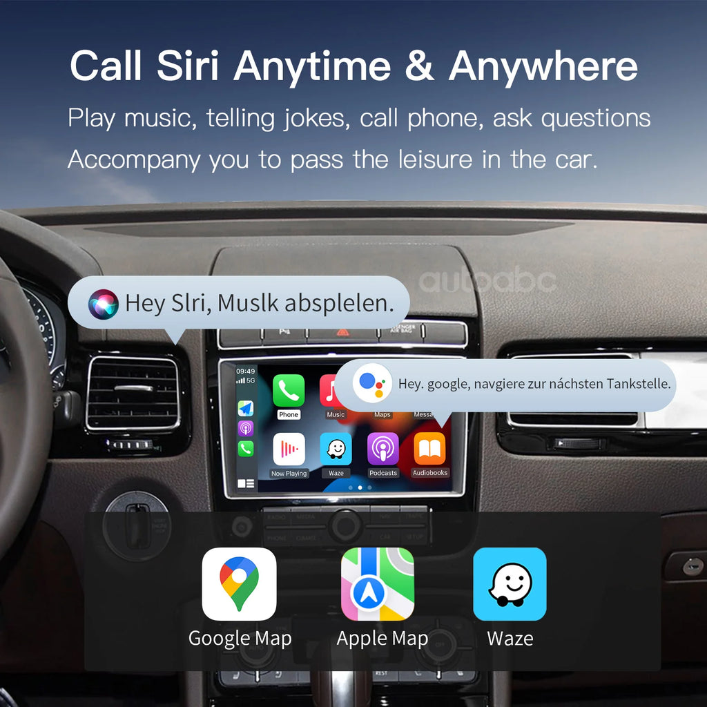 Wireless carplay Android Auto conversion box for Volkswagen Touareg RNS850 Mirror Link, Ai