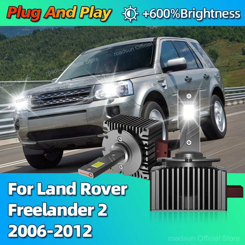 LED Headlight HID D1S Replacement Car Light For Land Rover Freelander 2 2006 2007 2008 200