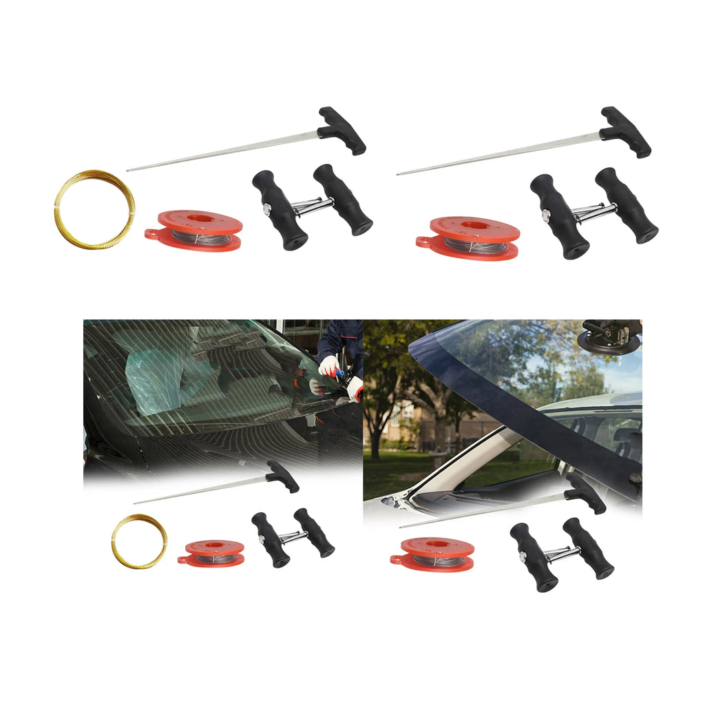 4-5PCS Car Windshield Remover Glass Extractor Car Windshield Removal Tools Kits Quick Release Ca - Automotive LED Light