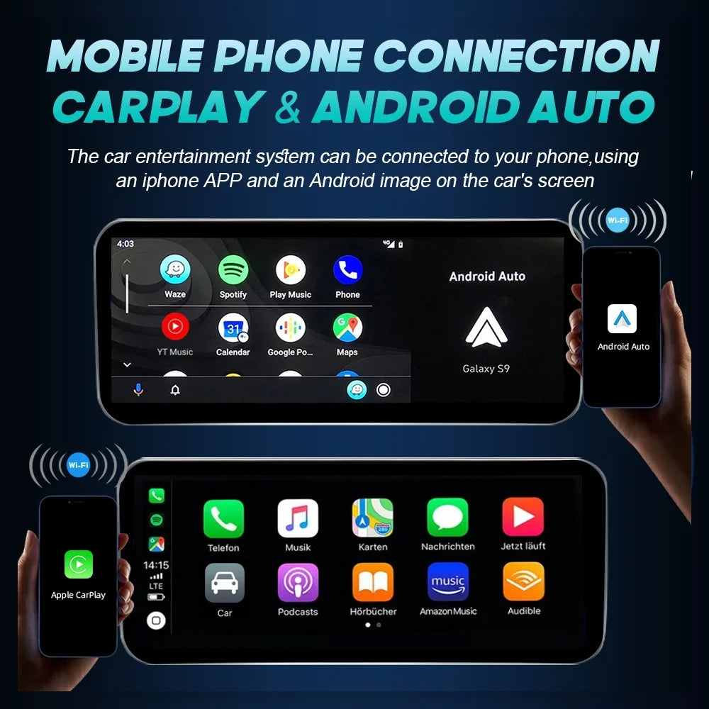 Android 14 Carplay Car Multimedia Player For Audi A6 C7 A7 2012~2018 Touch Screen 4G Music