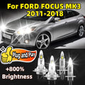KINGSOFE 6000K H1 H7 Bulb Led Lamp 26000Lm High Power Car Headlight For FORD FOCUS MK3 201