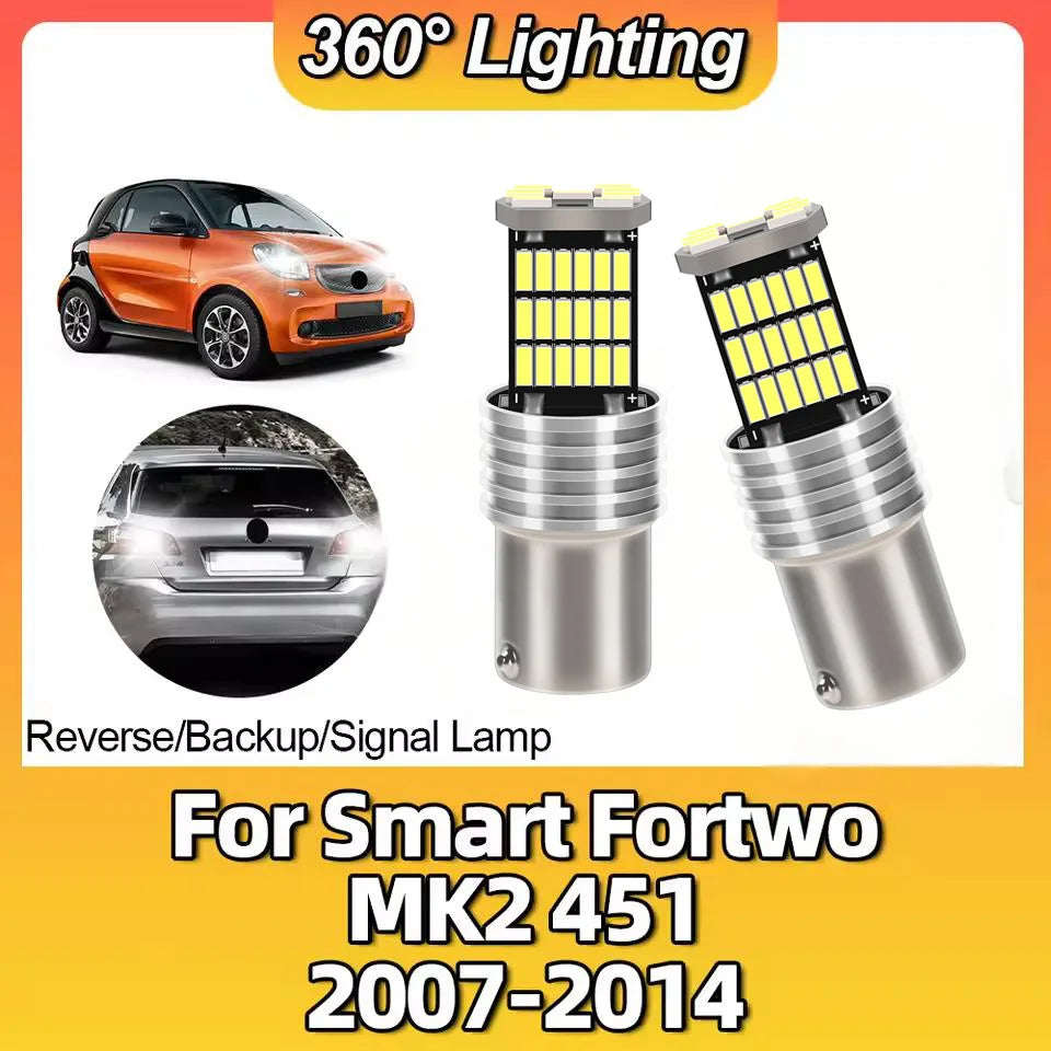 LED Interior Light Kit for Smart BA15S P21W MK2 - Canbus Error-Free Interior Bulbs