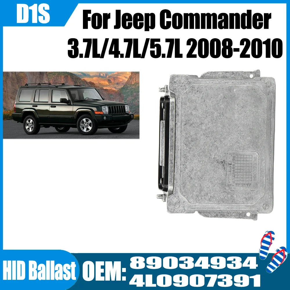 HID Headlight Ballast Unit Controller Module D1S D1R Xenon 4L0907391 89034934 For Jeep Com