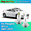 LED CANBUS Lights 30000Lm Mini Lamp CSP Wireless Car Headlight Bulbs For Peugeot 207 cc 20