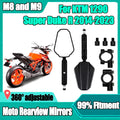 Moto Rearview Mirrors Off Road Wide Side Mirror For KTM 1290 Super Duke R 2014 2015 2016 2