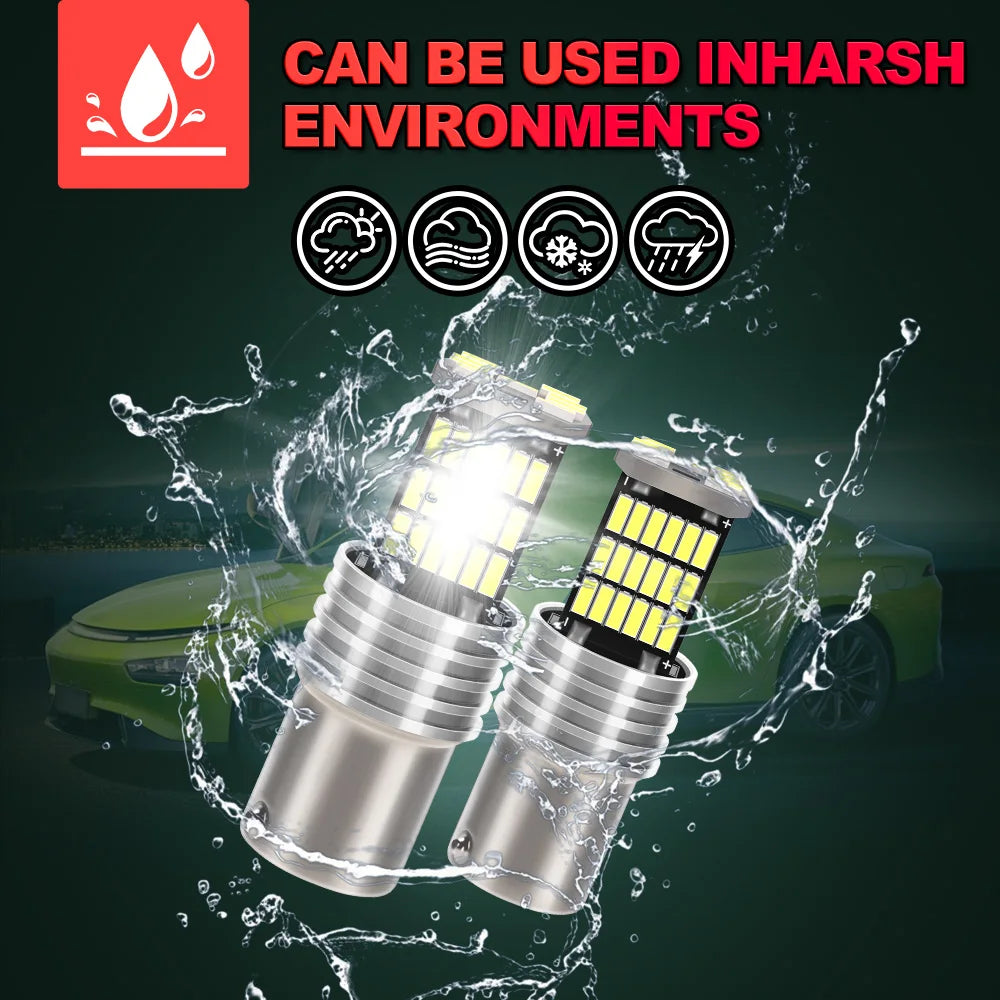 2-Piece LED Interior Light Kit for Nissan P21W J10 - Canbus Error-Free Interior Bulbs