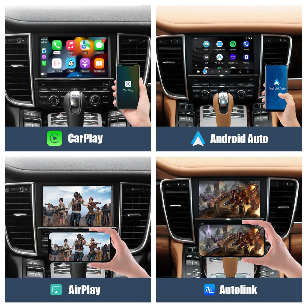 CARABC Wireless Carplay Android Auto For Porsche PCM3.1 Panamera Cayenne Cayman Macan Boxs
