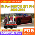 60W LED Fog Lights 20000LM Fog Lamps 12V 6000K Plug And Play Fit For BMW X6 E71 F16 2008-2