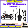 1 Pair New Moto Rearview Mirrors Off Road Wide Side Mirror With Screw For KTM 790 Adventur