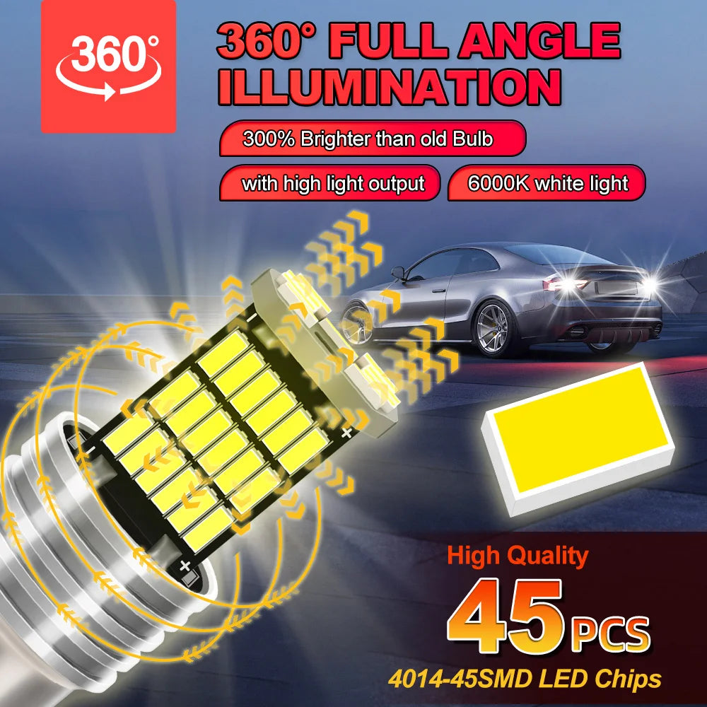 LED Interior Light Kit for Smart BA15S P21W MK2 - Canbus Error-Free Interior Bulbs