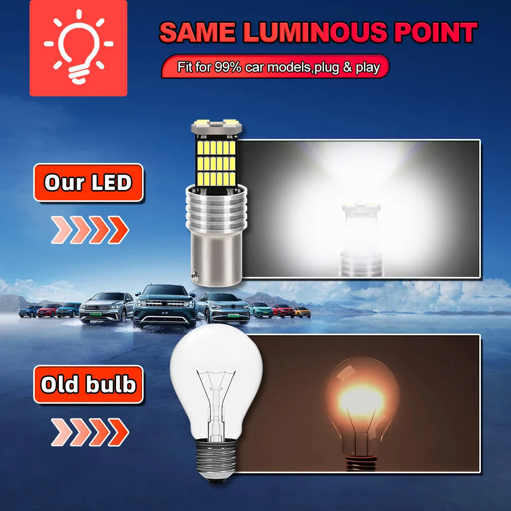 LED Interior Light Kit for Mercedes P21W R170 1999-2004 - Canbus Error-Free Interior Bulbs