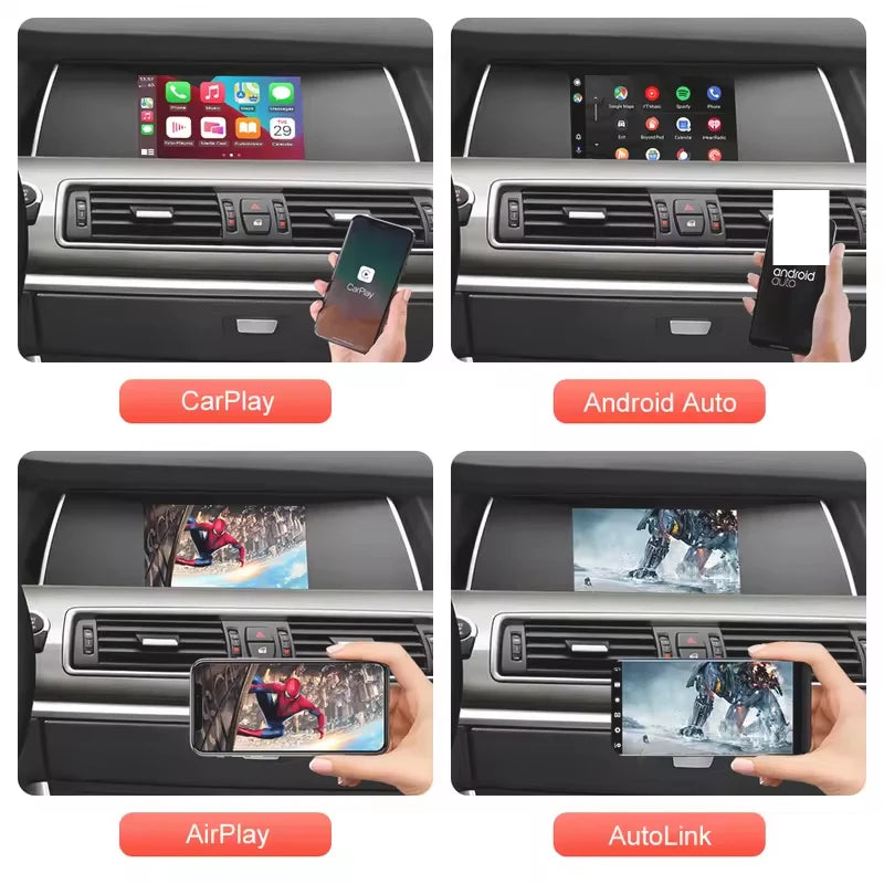 Wireless carplay and Android auto For BMW 5 Series F10 F11 F07 GT7 Seres F01 F02 F03 F04 w | AUTOKITSHOP