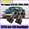 120W 6500K White High Low Beam LED Headlight 3570 CSP Chips Canbus No error 12V For Jaguar
