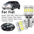 T10 For Fiat Bravo 500 500L 500X Punto Panda Croma Tipo Qubo Fiorino Doblo Idea Linea Tale
