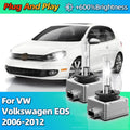 20000LM Bright HID Bulb Xenon headlight Car Headlamp 6000K For VW Volkswagen EOS 2006 2007