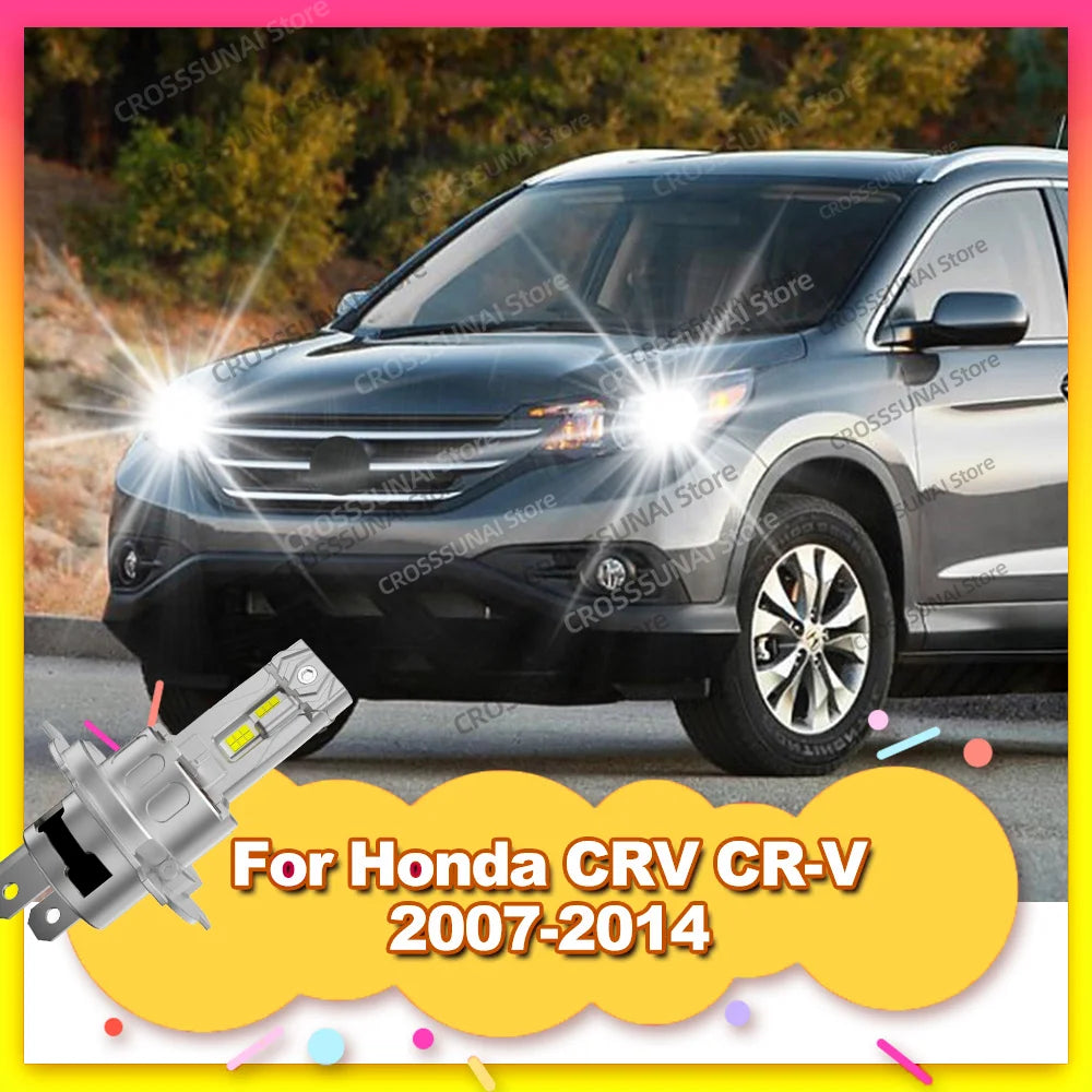 LED Headlight Bulbs For Honda CRV CR-V 2007 2008 2009 2010 2011 2012 2013 2014