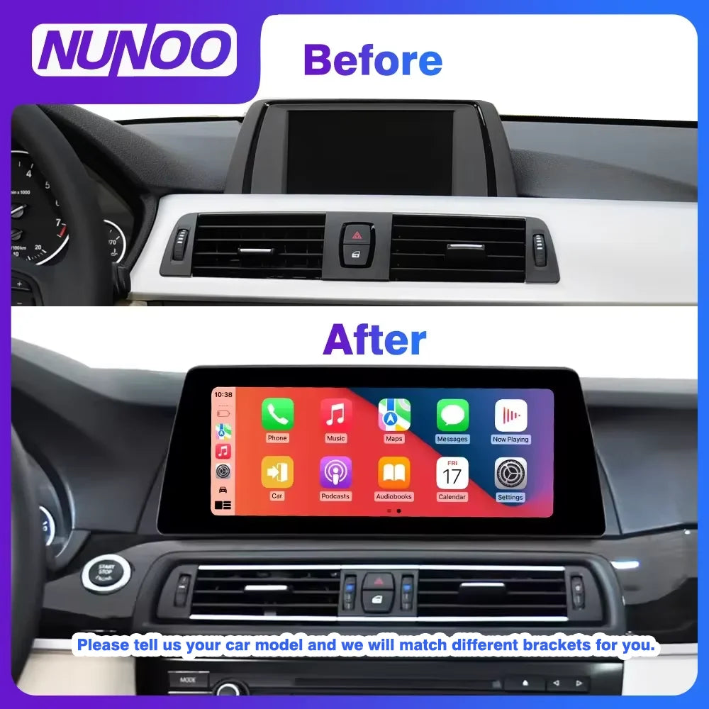 Car Carplay Screen For BMW 1 2 3 4 5 7 Series X1 X3 X4 X5 X6 F20 F30 F25 F01 F10 E81 E90 E