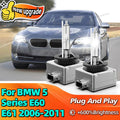 Plug-N-Play 6000K HID Xenon Headlight Car Lamp 35W Replacement D1S Bulb For BMW 5 Series E