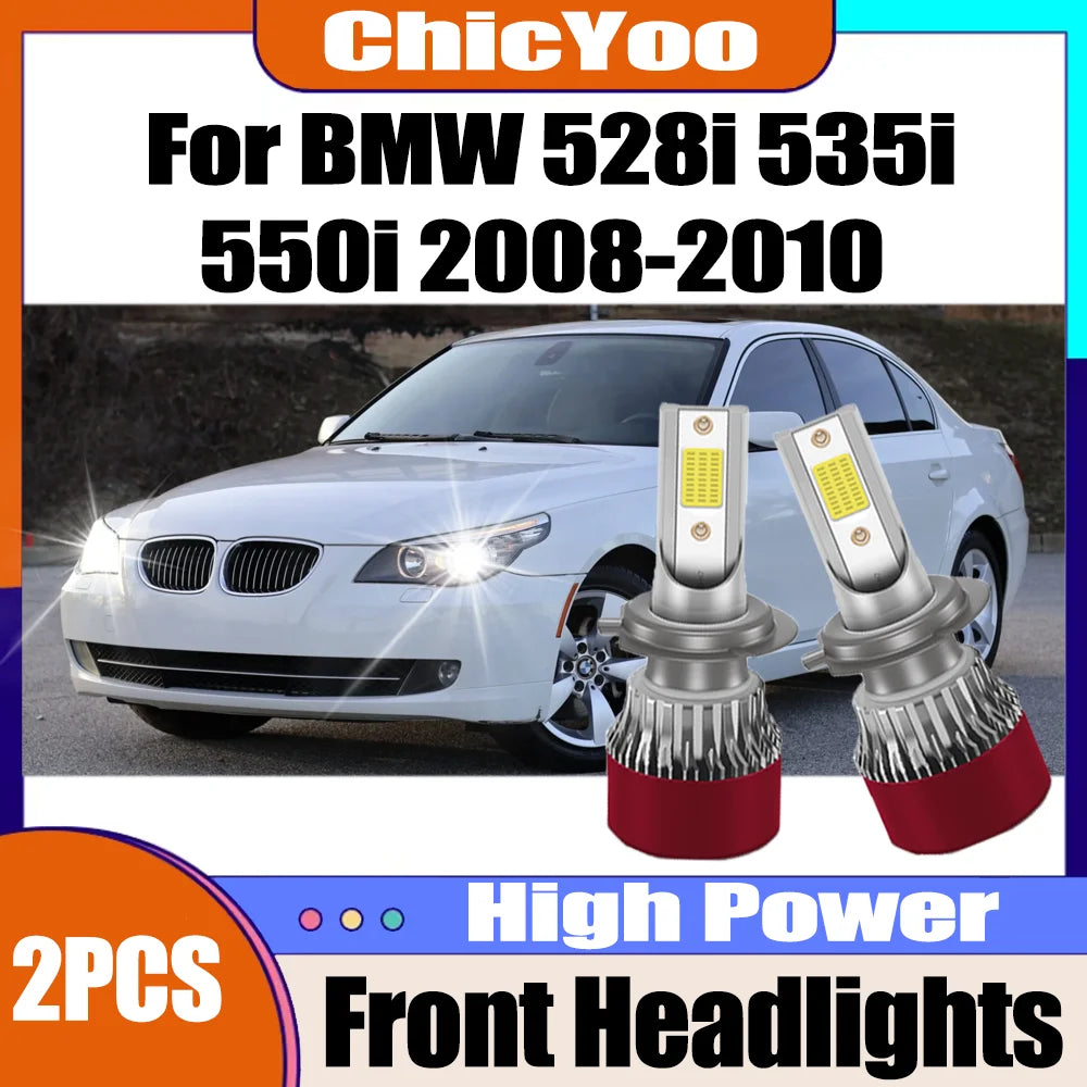 2X Canbus H7 LED Headlight 30000LM 150W High Power Turbo Light 6000K White Plug and Play F