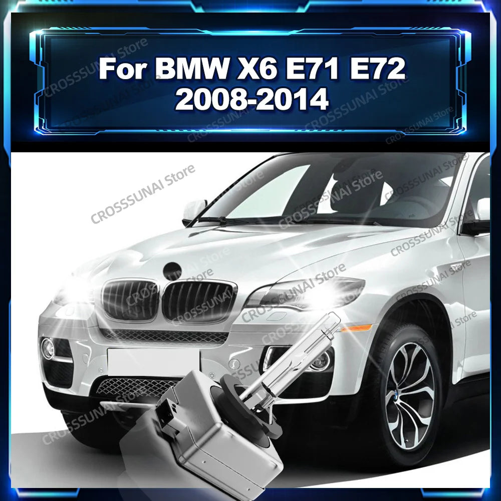 LED Low Beam Xenon HID Bulbs For BMW X6 E71 E72 2008 2009 2010 2011 2012 2013 2014