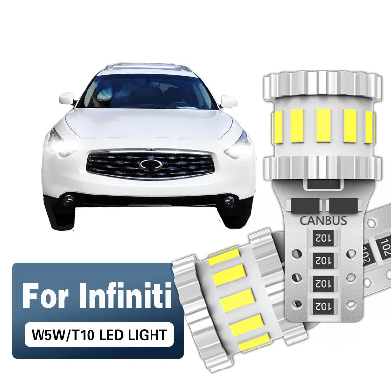 For Infiniti FX35 2003 2004 2005 2006 2007 2008 2009 2010 2011 2012 LED Parking Light T10