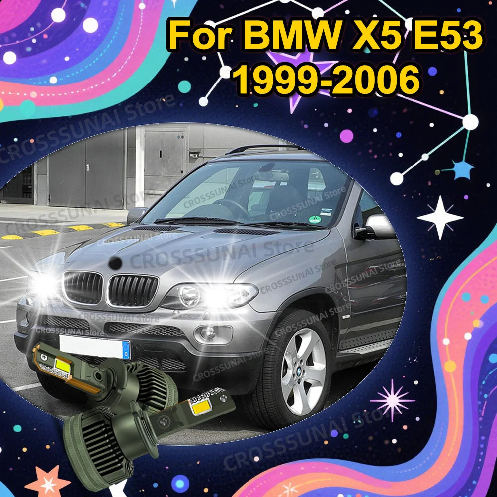 D3S Car Headlight HID Canbus Turbo LED Light for BMW X5 E53 1999-2006 2000 2001 2002 2003