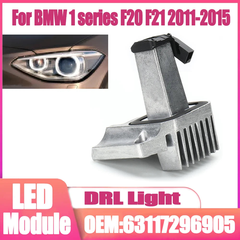 63117296905 DRL Headlight Module Control Unit Day Lights For BMW 1 Series F20 F21 2011-201