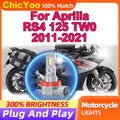 LED Motorcycle Headlight Bulb 6000K Super Bright Plug And Play Moto Light 12V For Aprilia