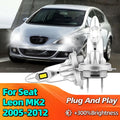 LED Headlight 180W CANBUS Lights Mini Lamp CSP Wireless Car Bulb For Seat Leon MK2 2005 20