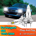 180W LED CANBUS Lights Car Headlight Bulbs CSP Wireless For Peugeot 406 1995 1996 1997 199