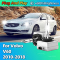6000K HID Bulb HID Xenon Headlight D3S Car Lamp 10000LM Bright For Volvo V60 2010 2011 201