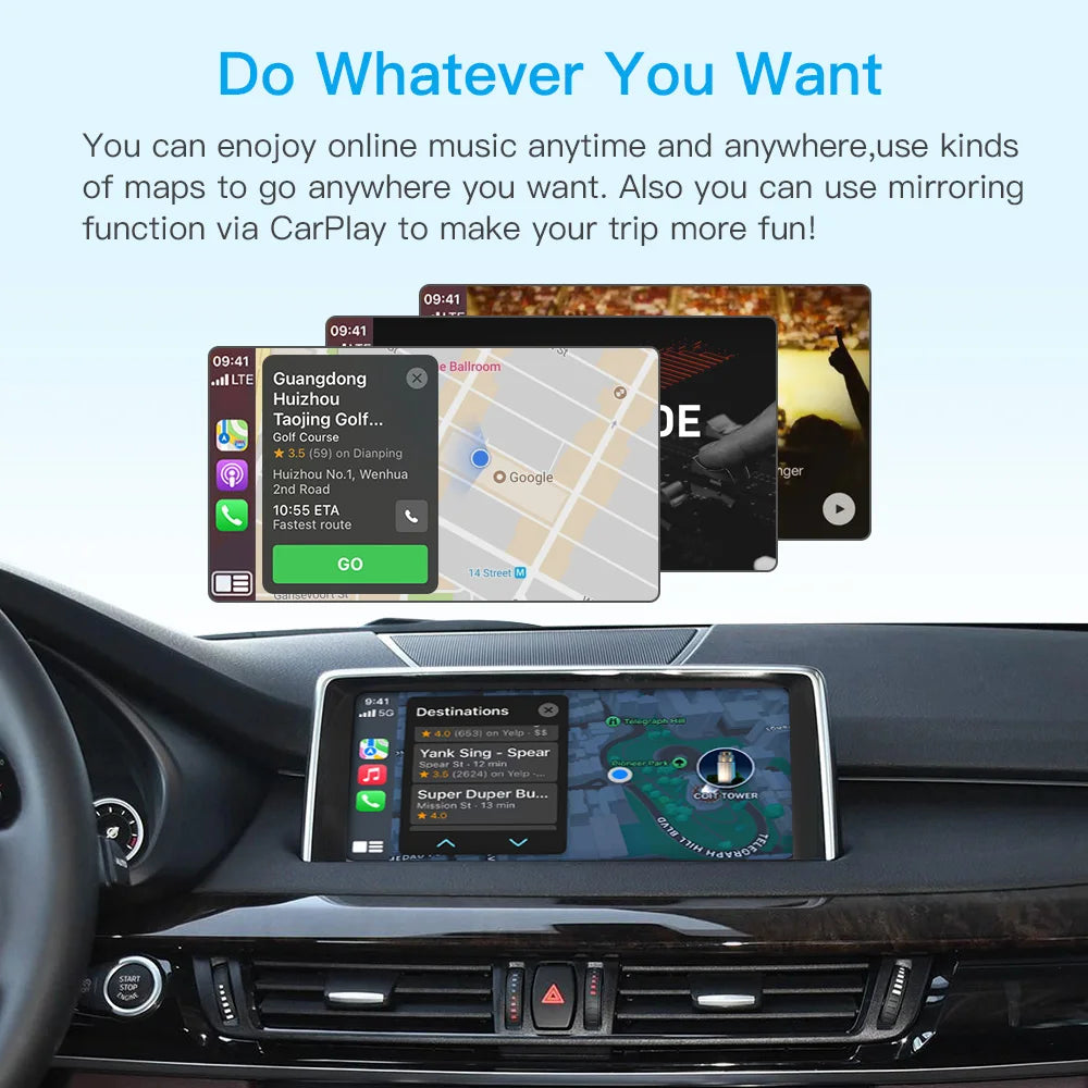 Wireless CarPlay Android Auto For BMW NBT/CIC 1 2 3 4 5 Series X1 X3 X4 X5 F20 F21 F23 F30 | AUTOKITSHOP